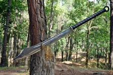 Handmade Pudao Sword 24 inch Long Handle Ancient Chinese Traditional Sword