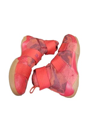 Rare colorways red camouflage nike lebron James soldier ten  display picture 2