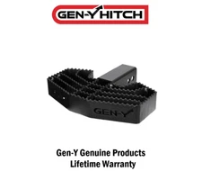 GEN-Y Serrated Hitch Step 2.5" Shank 3/4" Pin Holes 500 lb for 32K Mega-Duty Tow