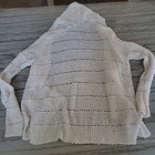 Abercrombie Kids White Crochet Open Cardigan Size 14 — photo 6
