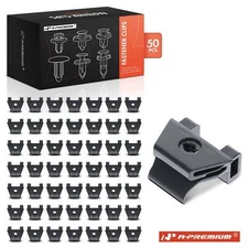 A-Premium 50Pcs Nylon Bumper Cover Clips Fastener for Toyota Camry Lexus CT200h