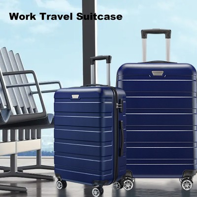 3 Pc Carry-On Spinner Suitcase & Case, TSA Lock Expandable Hardshell Luggage Set