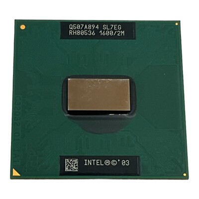 Intel Pentium M SL7EG 1600/2M 2MB Cache RH80536 FSB Socket 478 CPU - Main Image