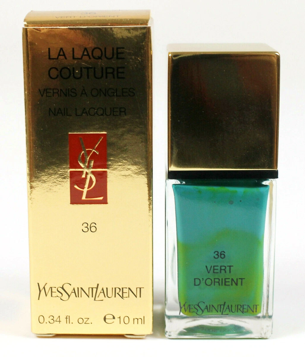 Yves Saint Laurent 36 Vert D Orient La Laque Couture Nail Polish NIB