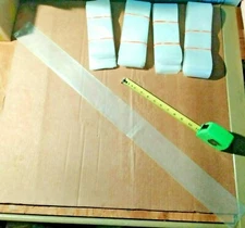 CLEAR POLY BAGS 3 x 36 PLASTIC POSTERS SLEEVES OPEN TOP ULINE 2 MIL THICK