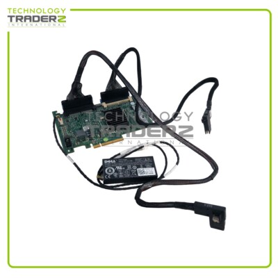 T954J Dell PERC 6/I DC SAS 3Gb PCI-E RAID Controller Card W/ 1x 0RF289 1x 0C31YC