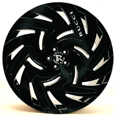 RUCCI BLACK LABEL BOLT PATTERN 5X115 SIZE 24X9 FITS ALL DODGE RUCCI BLACK LABEL BOLT PATTERN 5X115 SIZE 24X9 FITS ALL DODGE