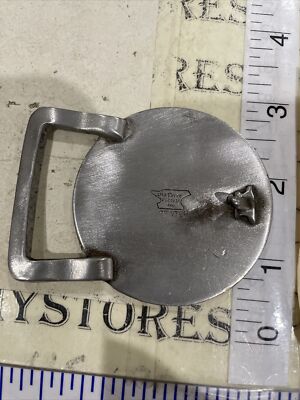 Antique pewter belt buckle? hand forged Antique Pewter Horseshoe Cross Belt Buckle – Buckle and Hide  main image 2