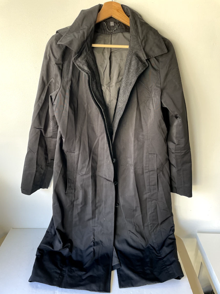American Airlines by Twinhill Long Coat Jacket Womens Size 6 Regular Gray