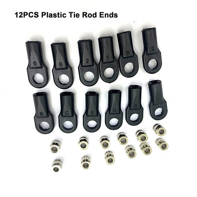 12PCS Link Tie Rod Ends Set Für TRAXXAS 1/10 E-REVO REVO SUMMIT RC Auto Crawler