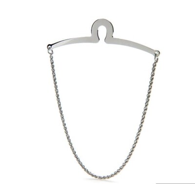 Men's Unique Solid 925 Sterling Silver Fashion Party Tie Chain