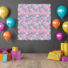 6pcs Artificial Flower Wall Panel Banquet Flowers Board Wedding Party Decoration