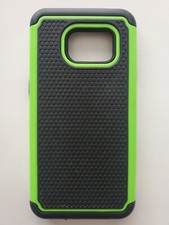FUNDA TELÉFONO CELULAR SAMSUNG GALAXY S7 Combo Goma Híbrida Amortiguadora