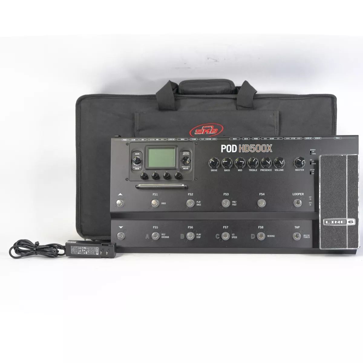 Line 6 POD HD500X Guitar Multi Effects Floor Processor with Power