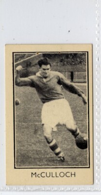 (Gc8709) Sport Photos Smashers 1st Footballers #55 McCulloch 3 Lanark 1948 VG-EX