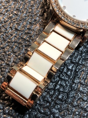 Women’s Juicy Couture Watch Brown Band (New Battery) Gold Bezel & Face Black Lbl Juicy Couture Women main image 4