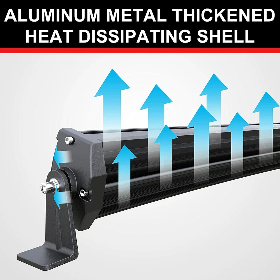 52'' 300W Curved LED Light Bar+Mount Bracket For 99-04 Chevy Silverado 2500 - Imagem 4 de 4