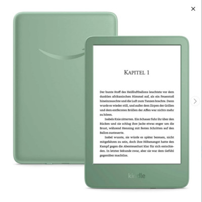 Der neue Amazon Kindle 16 GB Matchagrün eBook Reader 6 Zoll