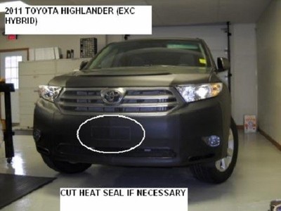 Lebra Front End Mask Cover Bra Fits TOYOTA Highlander 2011 2012 2013 11 12 13