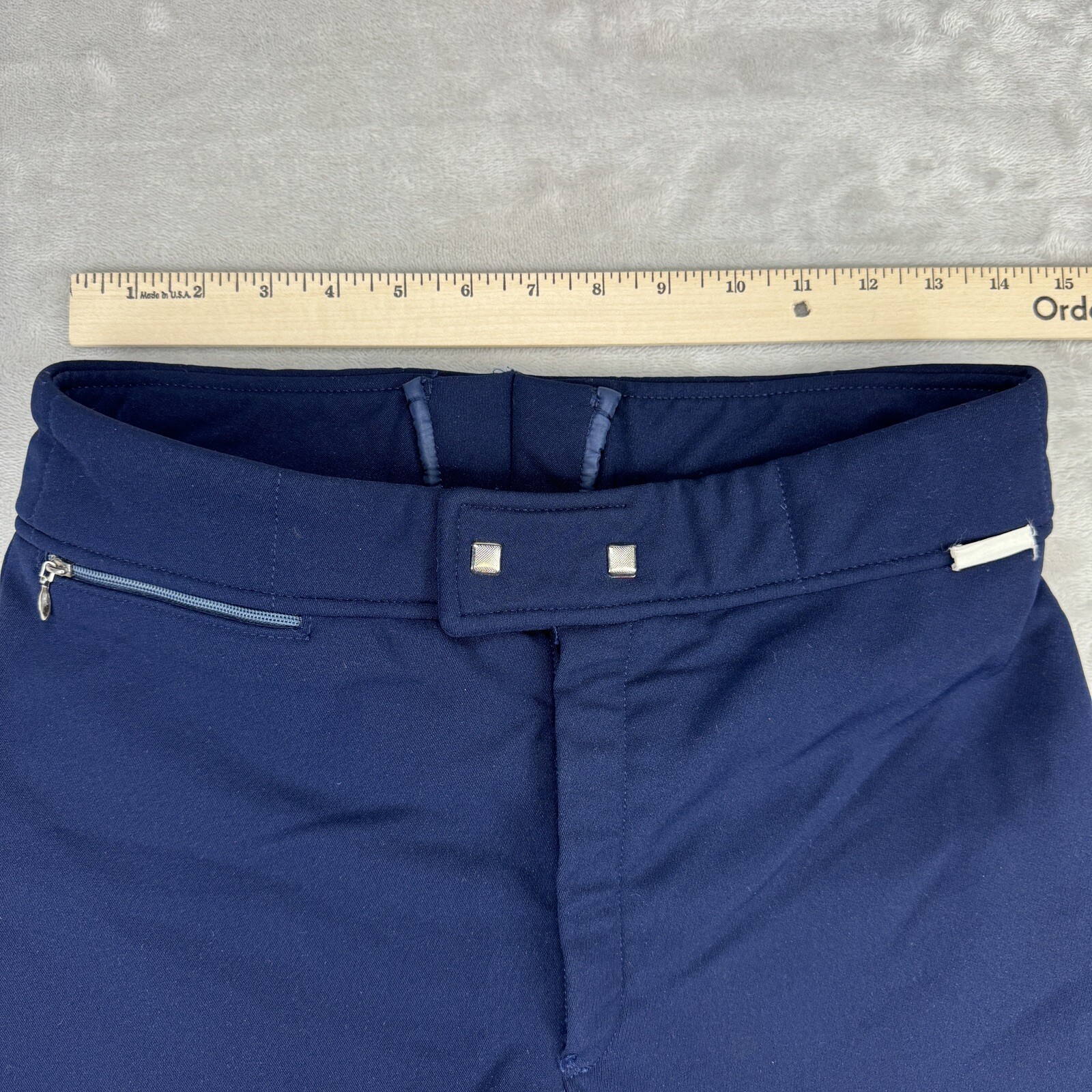 Vtg Killy by Asics Women’s 30x28 Navy Red Flare Ski Pants Japan Torex Nylon 90s thumbnail 15