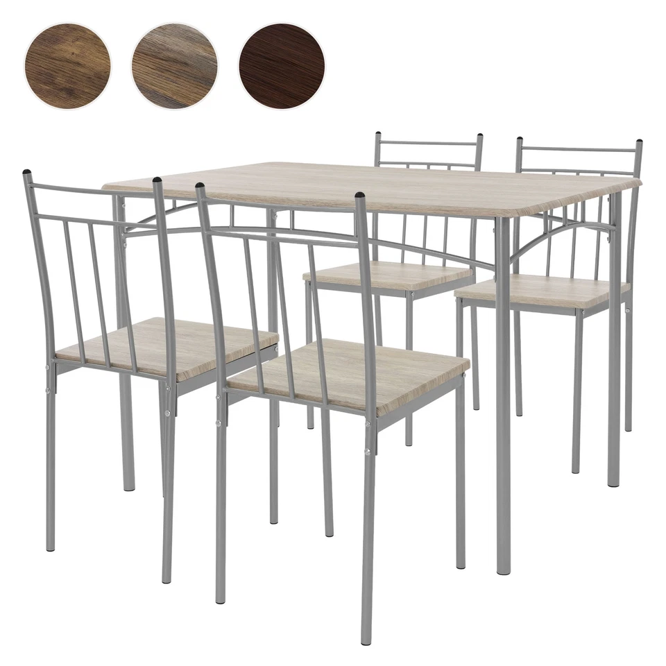 Ensemble table avec 4 chaises pour la salle à manger cuisine couleur à choisir - Photo 1/1