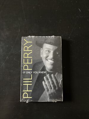 Sealed Phil Perry If Only You Knew Cassette Single 1995