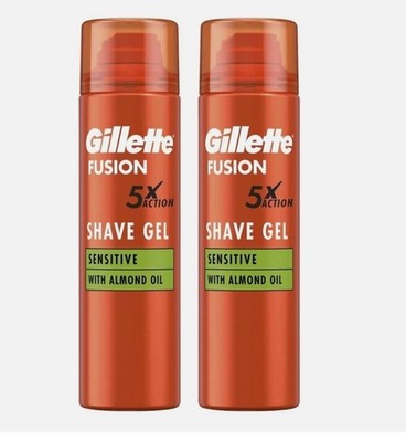 Gillette Fusion5 Ultra Sensitive Rasiergel für Männer - 200 ml Top Preis