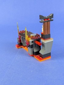 LEGO NINJAGO Lava Falls 70753 Incomplete Set Pre-Owned