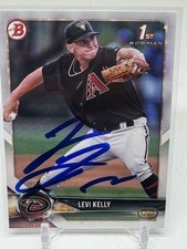 2018 Bowman 1st #BD102 Levi Kelly SIGNED
