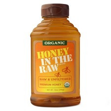 Organic Honey In The Raw, 14 oz Squeeze Bottle, Pure Raw 14 Ounce Pack of 1