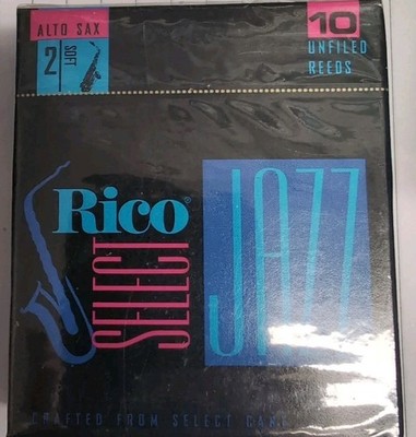 Rico Select Jazz Altsaxophon Blätter Nr. 2 weich ungefüllt 10er Box