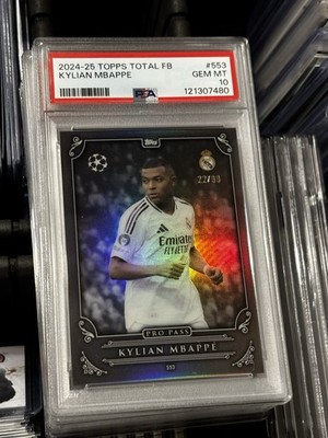 Topps Total 2024-25 Kylian Mbappé  PSA 10 /99