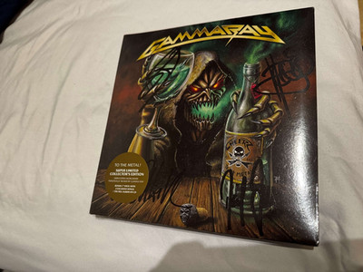 Gamma Ray - To the Metal  signierte 7''+CD Klappcover lim 3000,sealed,Topzustand