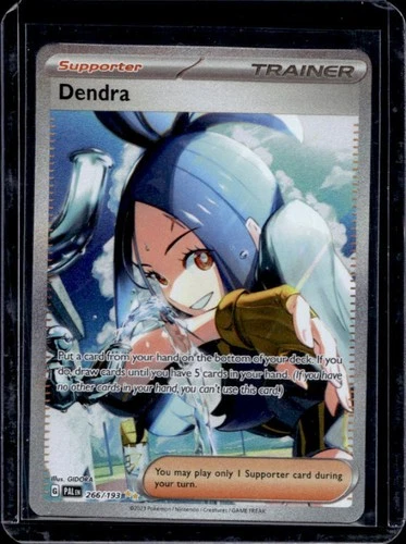 2023 Pokemon SV Paldea Evolved Dendra Special Illustration Rare #266/193