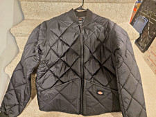 Dickies Mens Diamond Quilted Jacket Black 61242BK - New