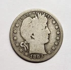 1893-S Barber Quarter – Choice G/VG