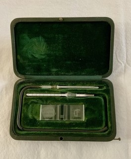 Antique American Standard Hemocytometer Blood Cell Counting Set in Case