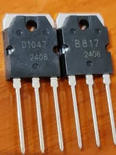 2SD1047 + 2SB817, D1047+B817 Power Transistor Complimentary Pair UK Seller