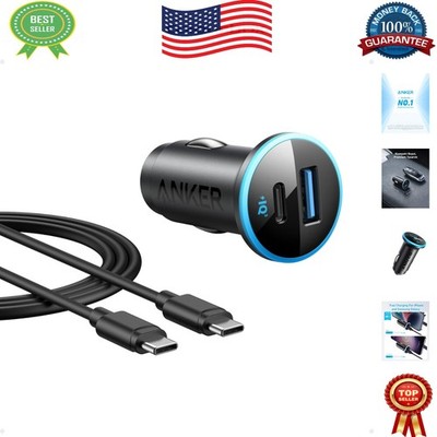 Portable Anker 323 USB-C Car Charger + USB-C Cable - Versatile Charging Solution
