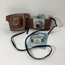 KODAK PONY 828 Camera in Leather Case, Vintage Camera With Instructions