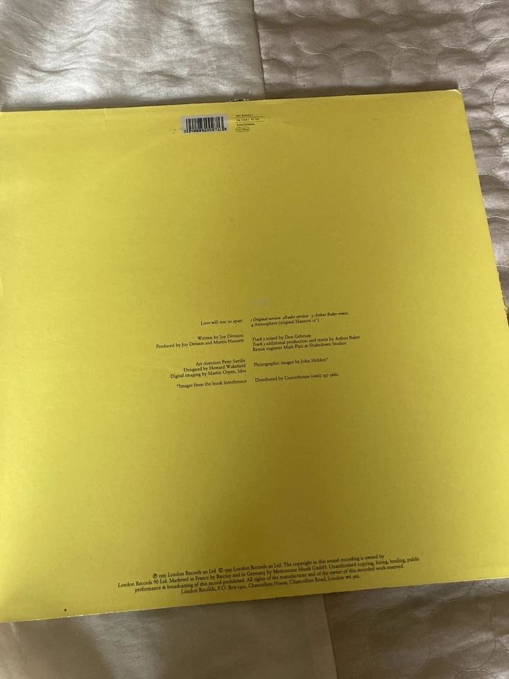 Joy Division - Love Will Tear Us Apart UK 1984 Factory FAC-23-12 Post Punk 12" - Image 2 of 4