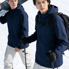 2er Softshell Jacke Herren Regenjacke Windjacke Outdoorjacken NEU Winterjacke