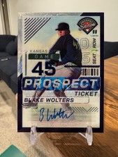 2024 Panini Prospect Edition Blake Wolters Prizm RC Auto Prospect Ticket /49