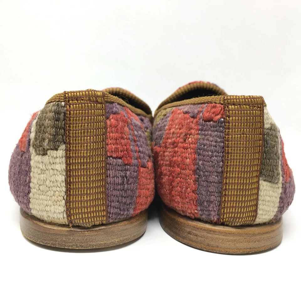 Artemis Design Co Kilim Mocasines Zapatos Para Hombre Talla 10.5-11 EE. UU. 44 UE Hecho a Mano Turquía Foto 3 de 4