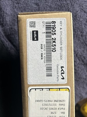 Genuine OEM Kia 81900 2KA30 Ignition Lock Cylinder 2011-2013 Soul
