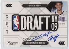 2009-10 Panini Prestige NBA Draft Class Signatures Omri Casspi #23 Auto 3mx