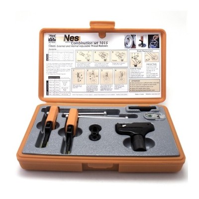 Nes 1015 External/Internal Thread Repair Set, High Speed Steel Cutters