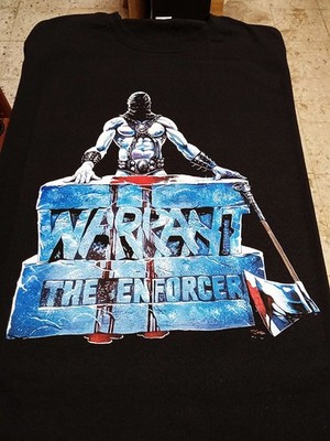 New WARRANT   The Enforcer T Shirt Short Sleeve S-5XL DM009 FREE SHIPPING