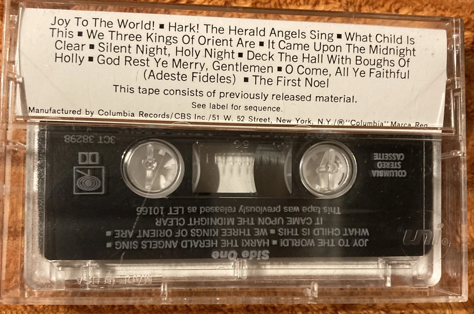 Lot Of 5 Christmas Cassettes With Various Artists. Perry Como, Three Dog Night… - Image 3 of 4