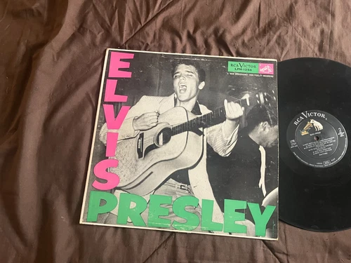 ELVIS PRESLEY FIRST S/T RCA LP FIRST 1956   INDIANAPOLIS PRESSING !!  WOW!!
